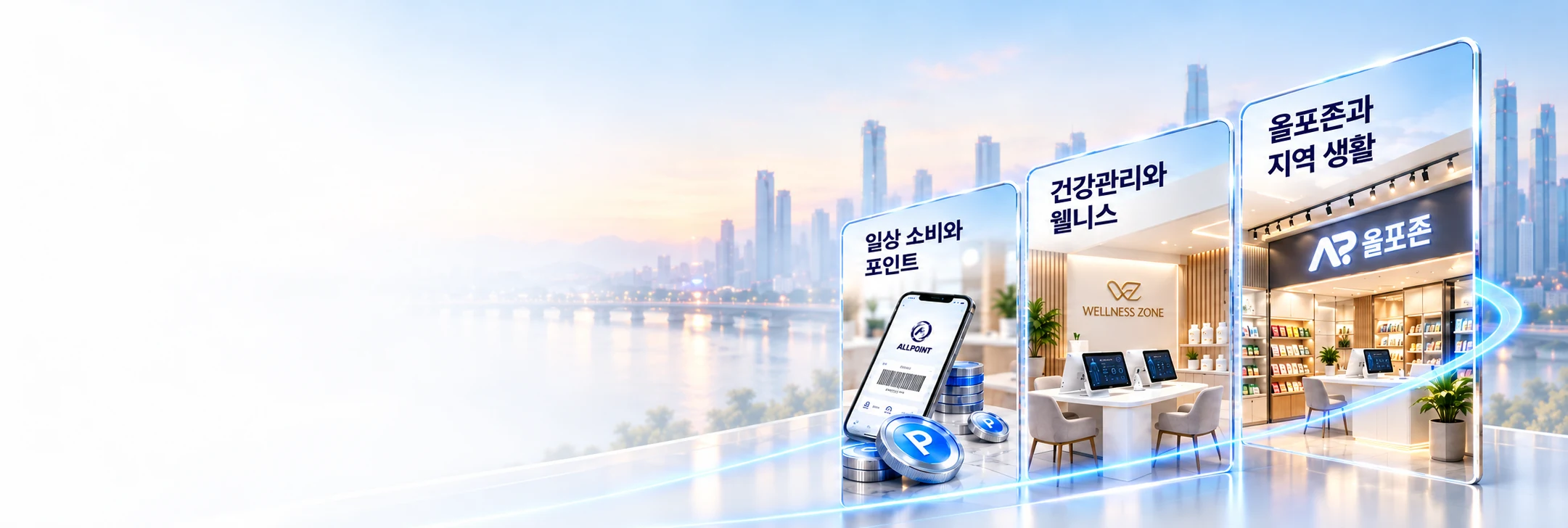 일상소비와 포인트, 웰니스와 지역 생활을 잇는 세 공간